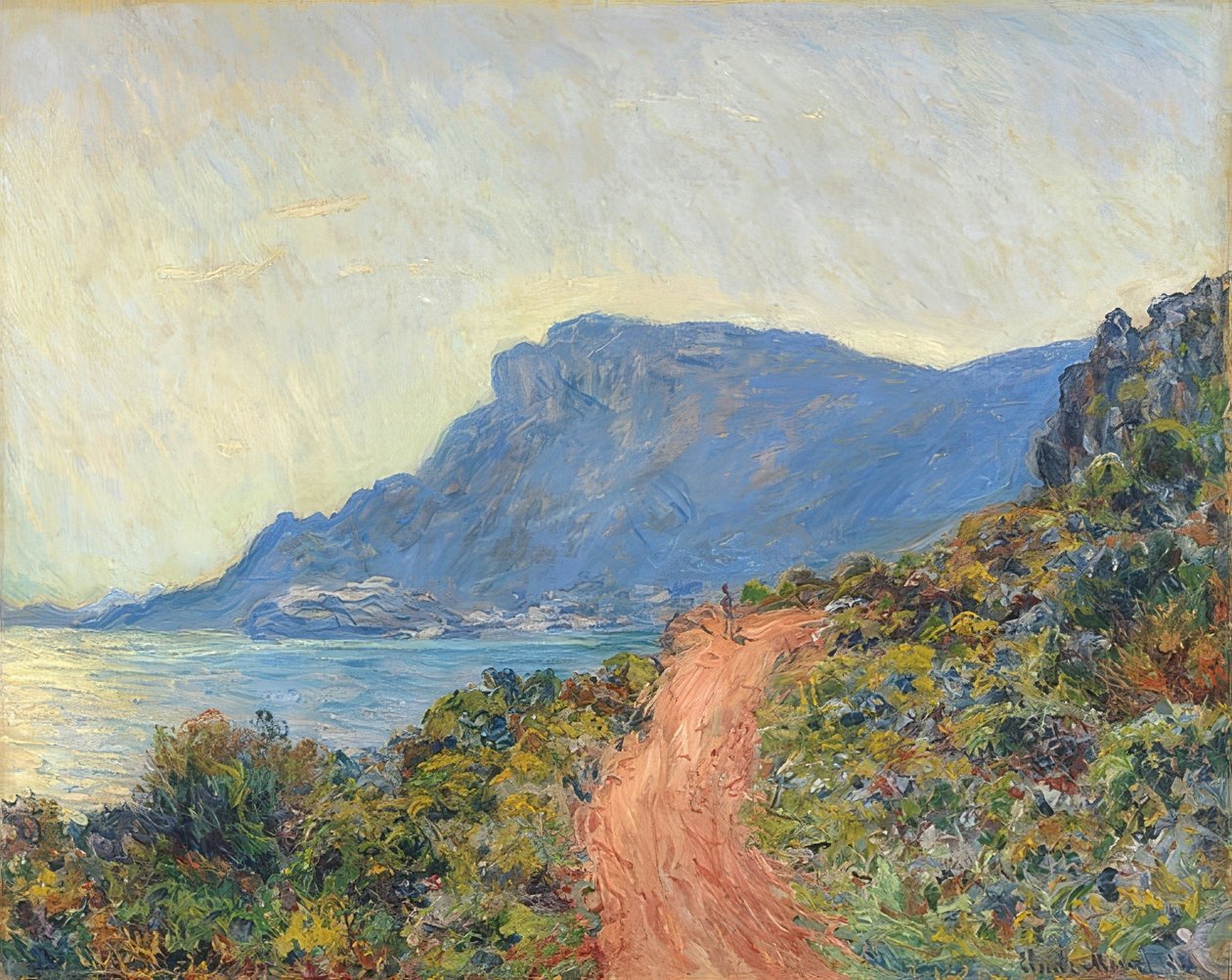 Corniche nahe Monaco. 1884 de Claude Monet