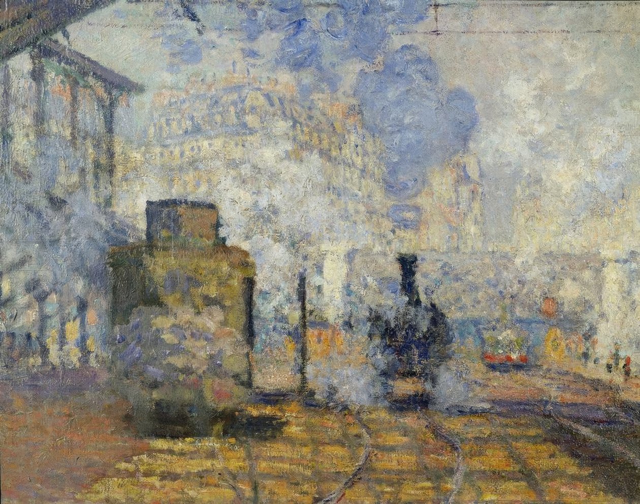 Estação Gare Saint-Lazare de Claude Monet