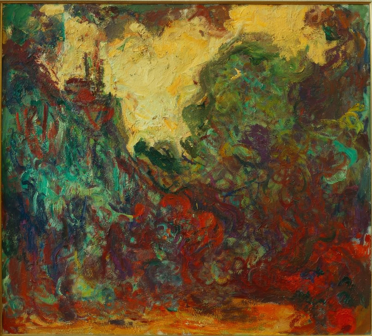 A Casa vista do Jardim das Rosas (Das Haus des Künstlers v de Claude Monet
