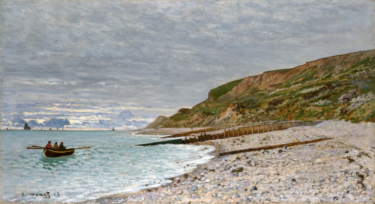 Pointe de la Hève, Sainte-Adresse, 1864 de Claude Monet