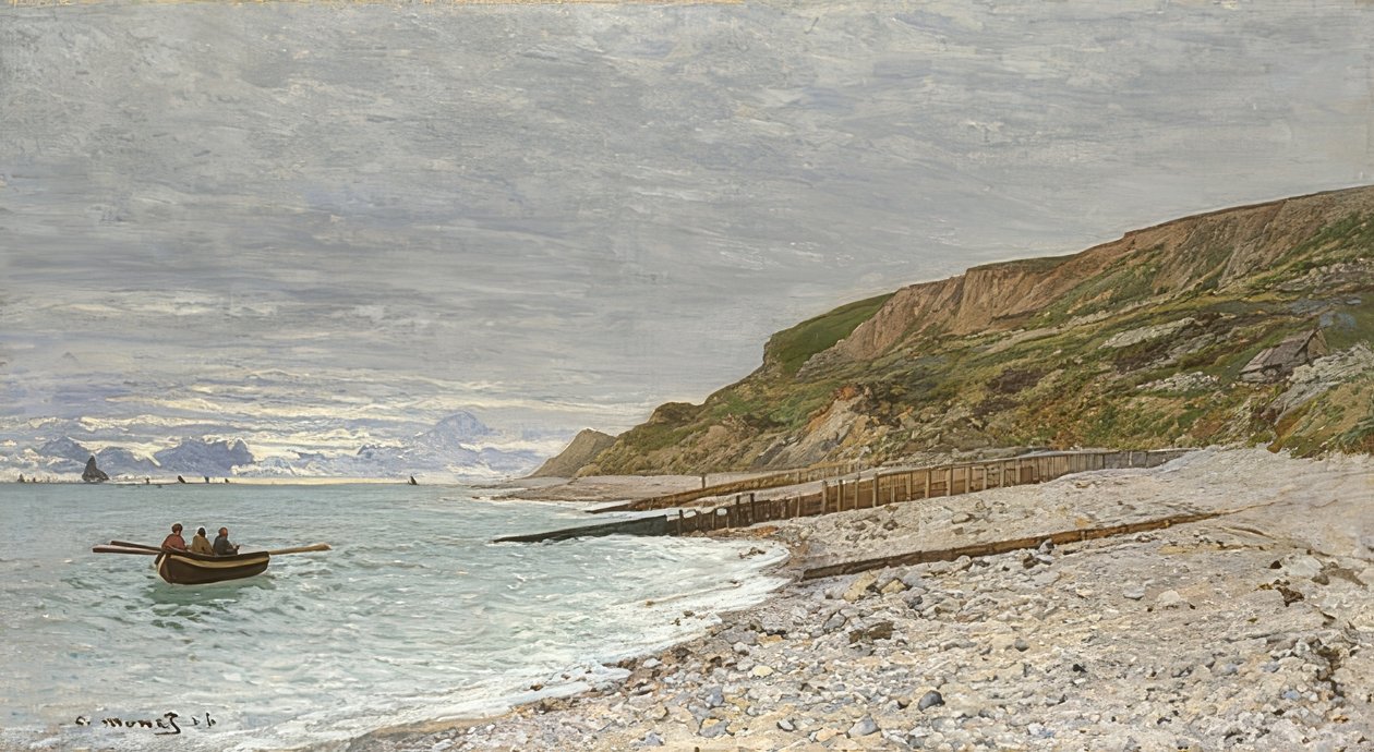 Pointe de la Hève, Sainte-Adresse. 1864 de Claude Monet
