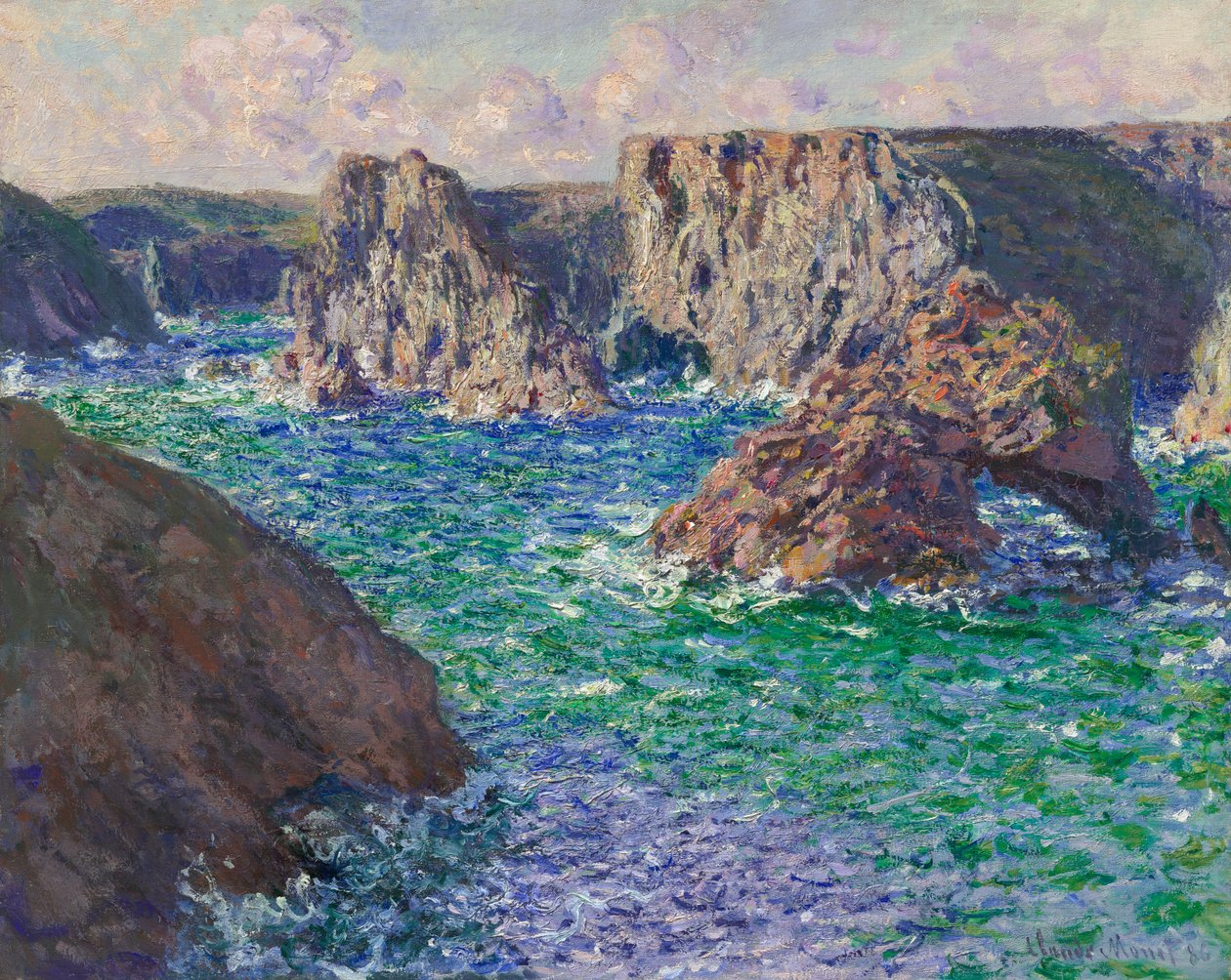 La Roche Guibel, Port-Domois de Claude Monet