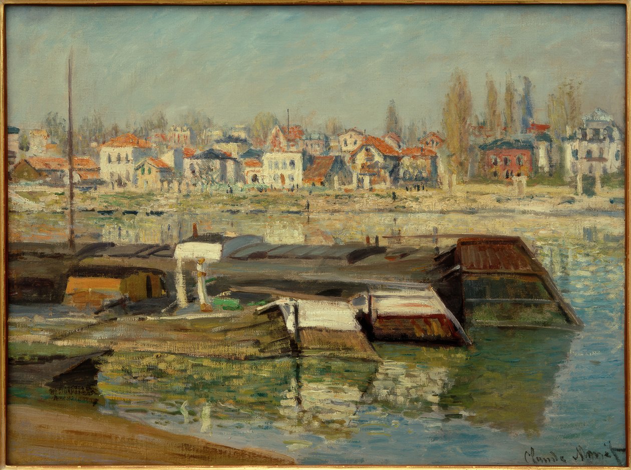 O Sena em Asnières de Claude Monet