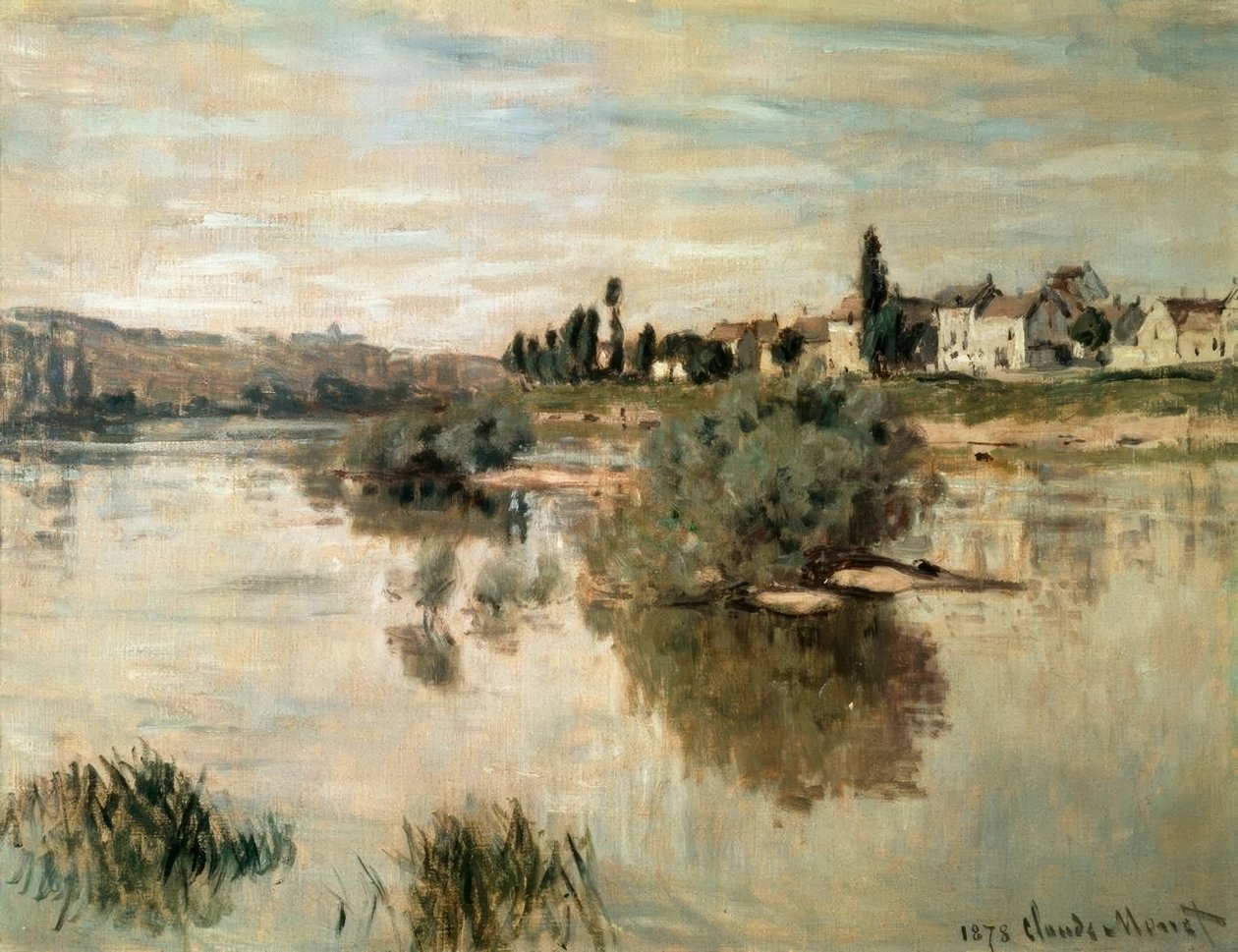 O Sena em Lavacourt de Claude Monet