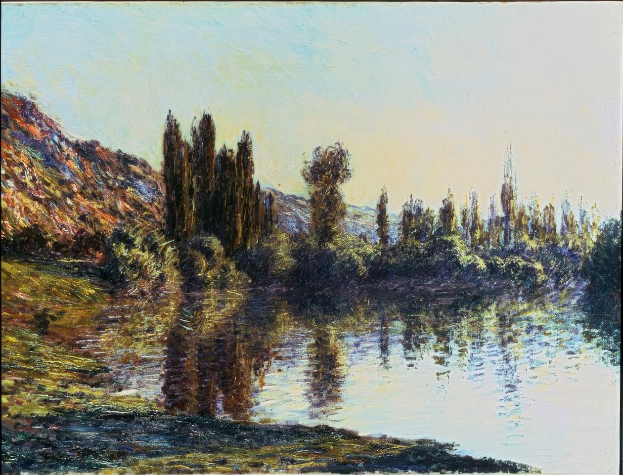 O Sena em Vétheuil de Claude Monet