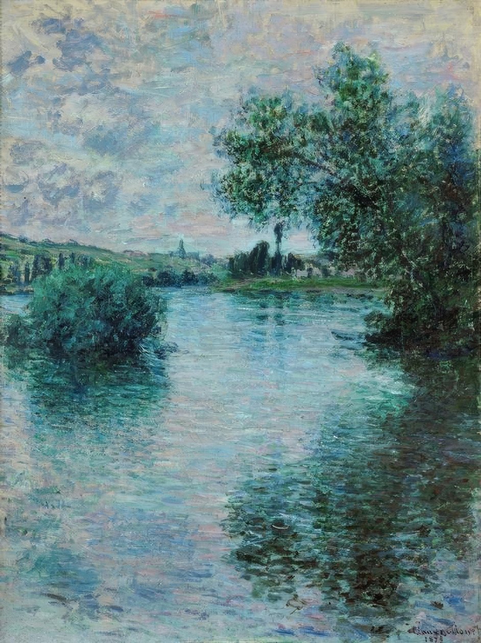 La Seine Faz Vétheuil de Claude Monet