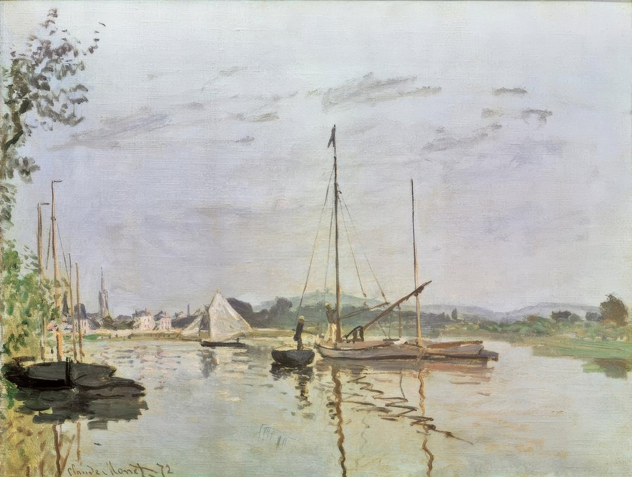 O barco, Argenteuil de Claude Monet