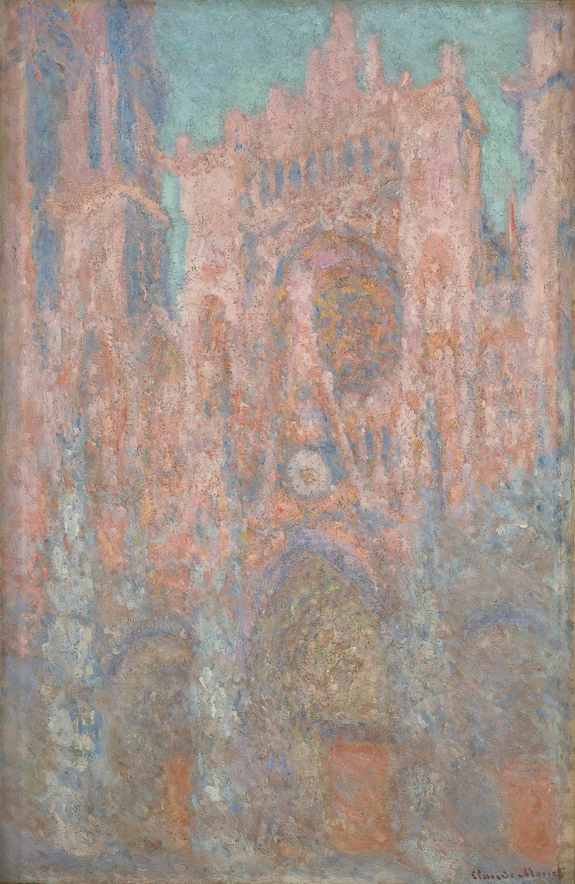 Catedral de Ruão. Fim de tarde A Catedral de Rouen. Fim de tarde, 1893. de Claude Monet
