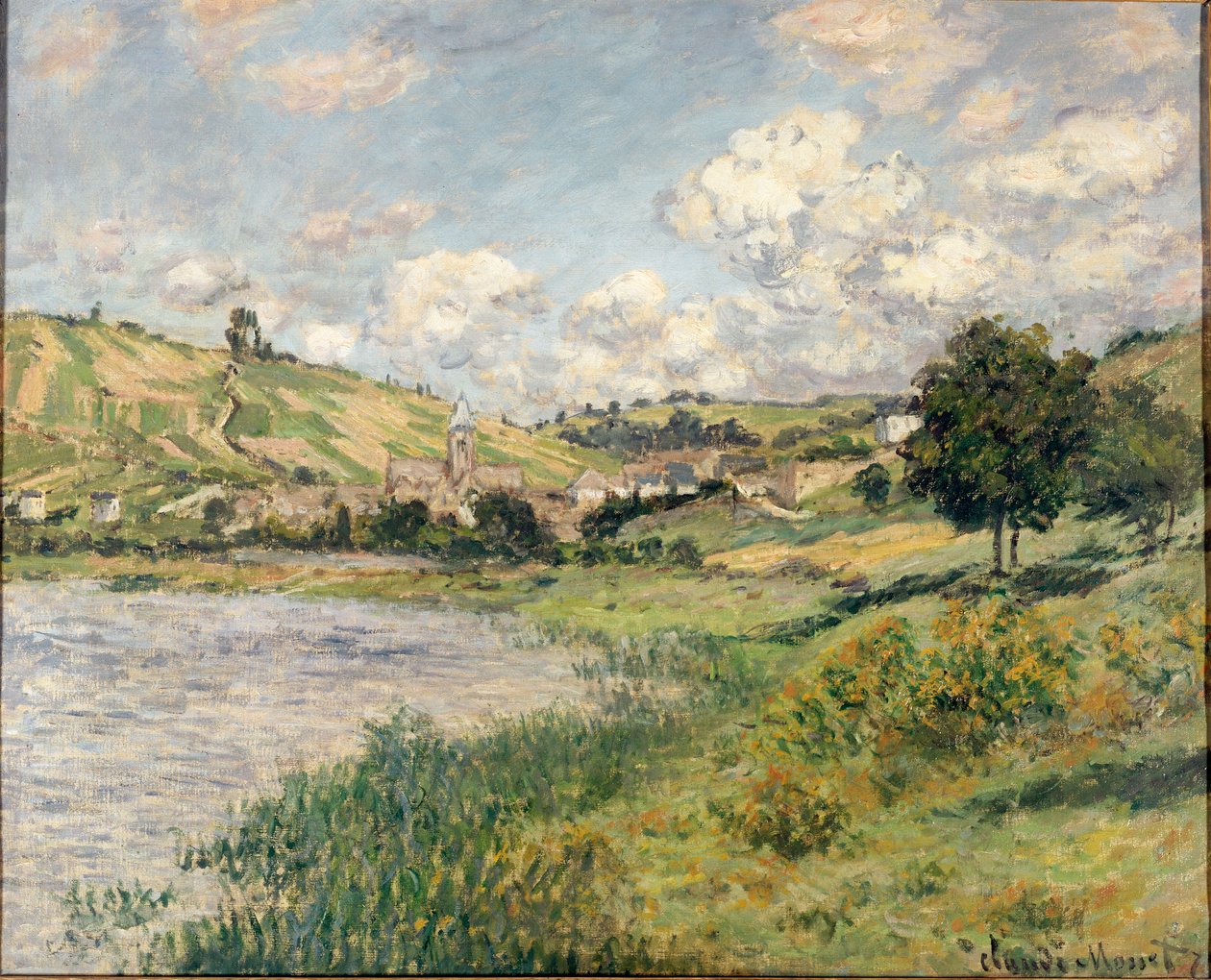 Paisagem. Vetheuil de Claude Monet