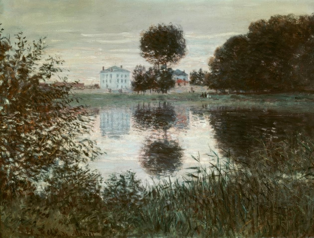 A árvore em uma bola, Argenteuil de Claude Monet