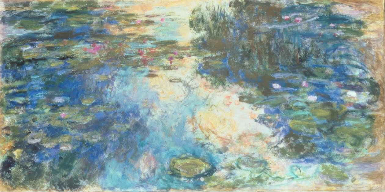 A lagoa do lírio de água de Claude Monet