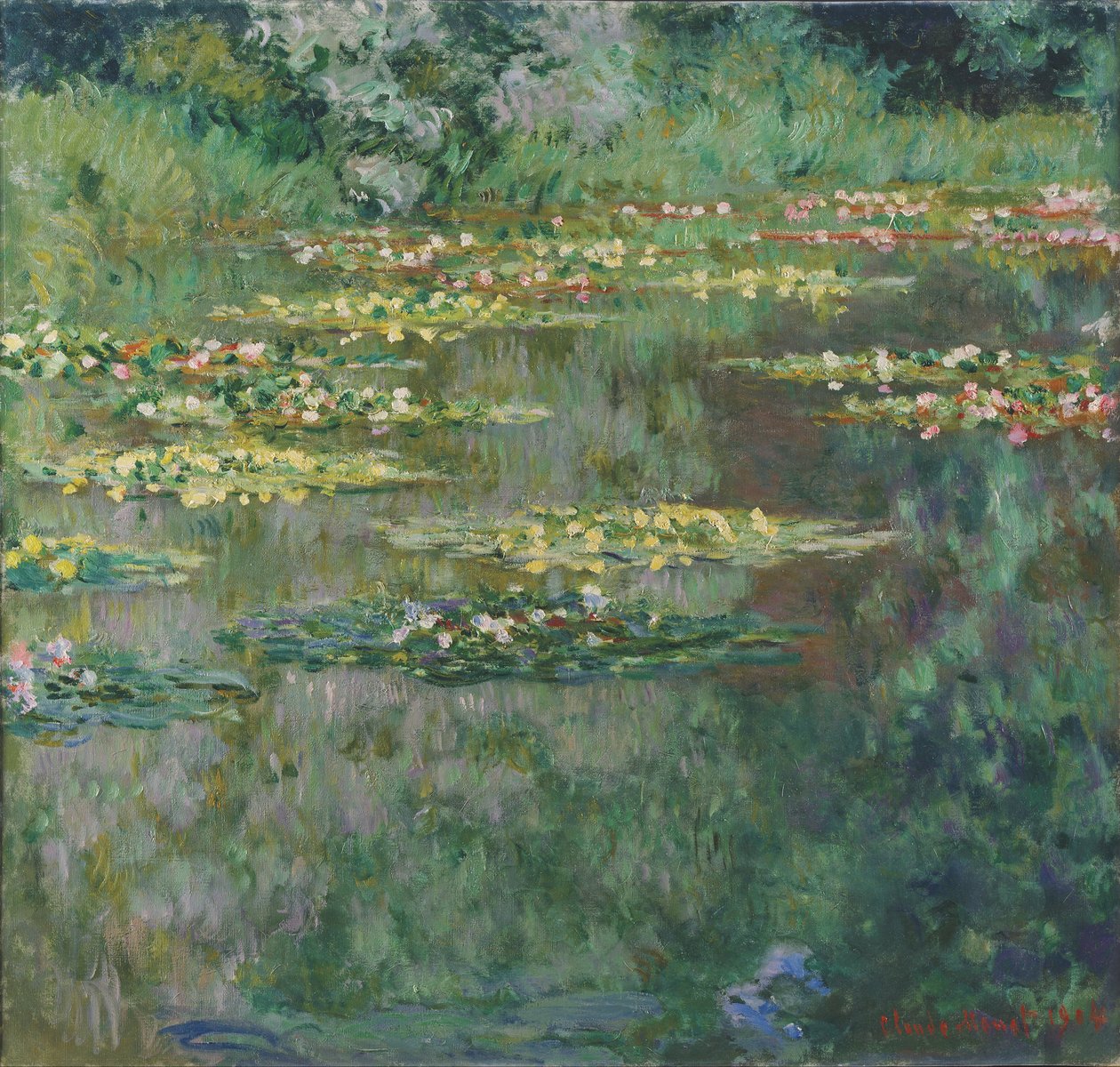 O lago dos nenúfares de Claude Monet