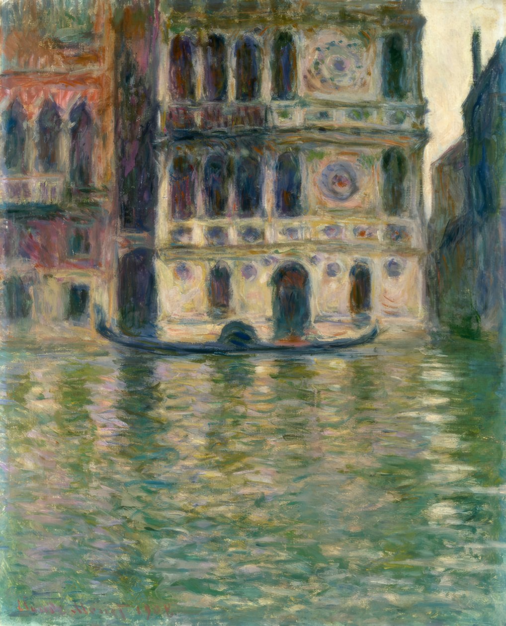 O Palácio Dario, Veneza de Claude Monet