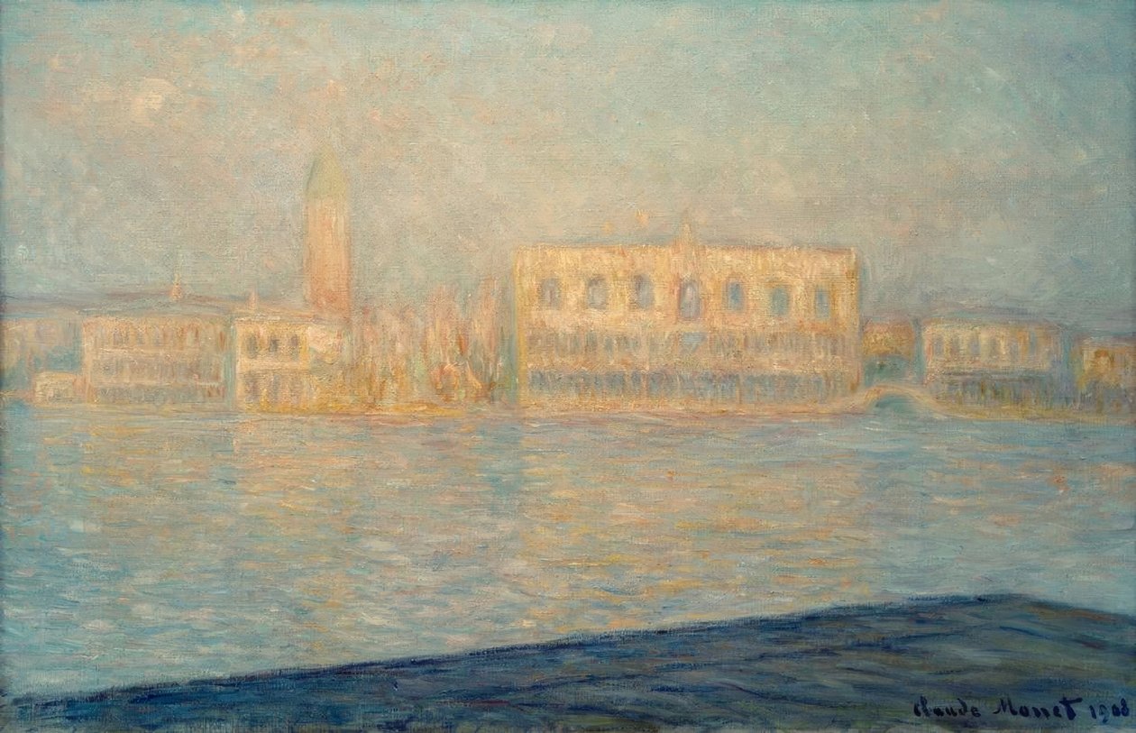 O Palácio Ducal visto de São Jorge Maior de Claude Monet
