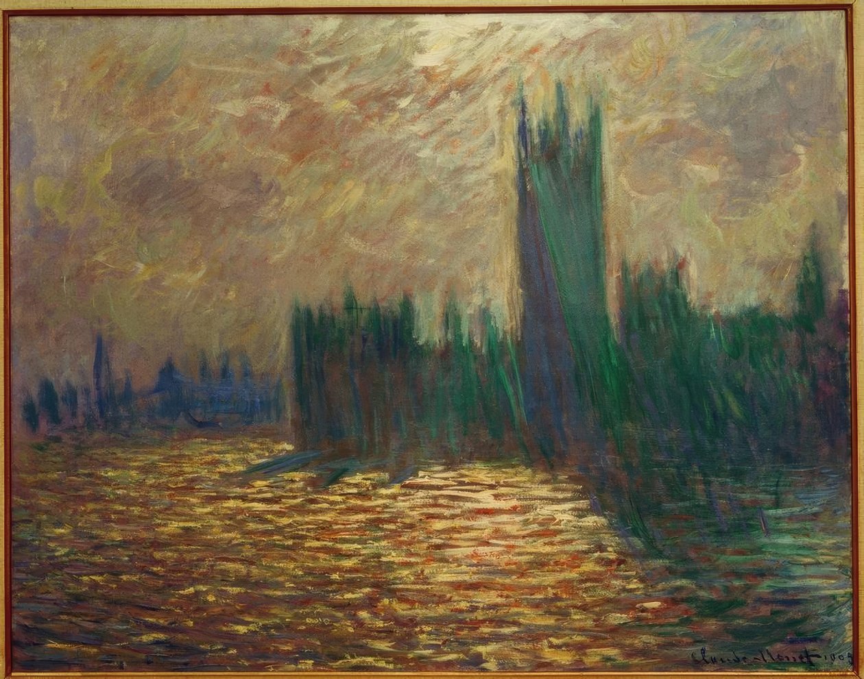 Parlamento, reflexões sobre o Tamisa de Claude Monet