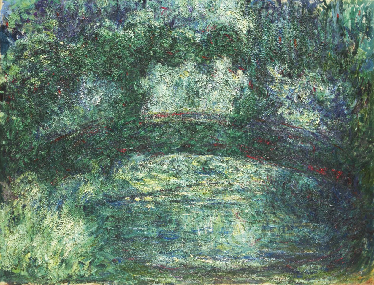 A ponte japonesa de Claude Monet