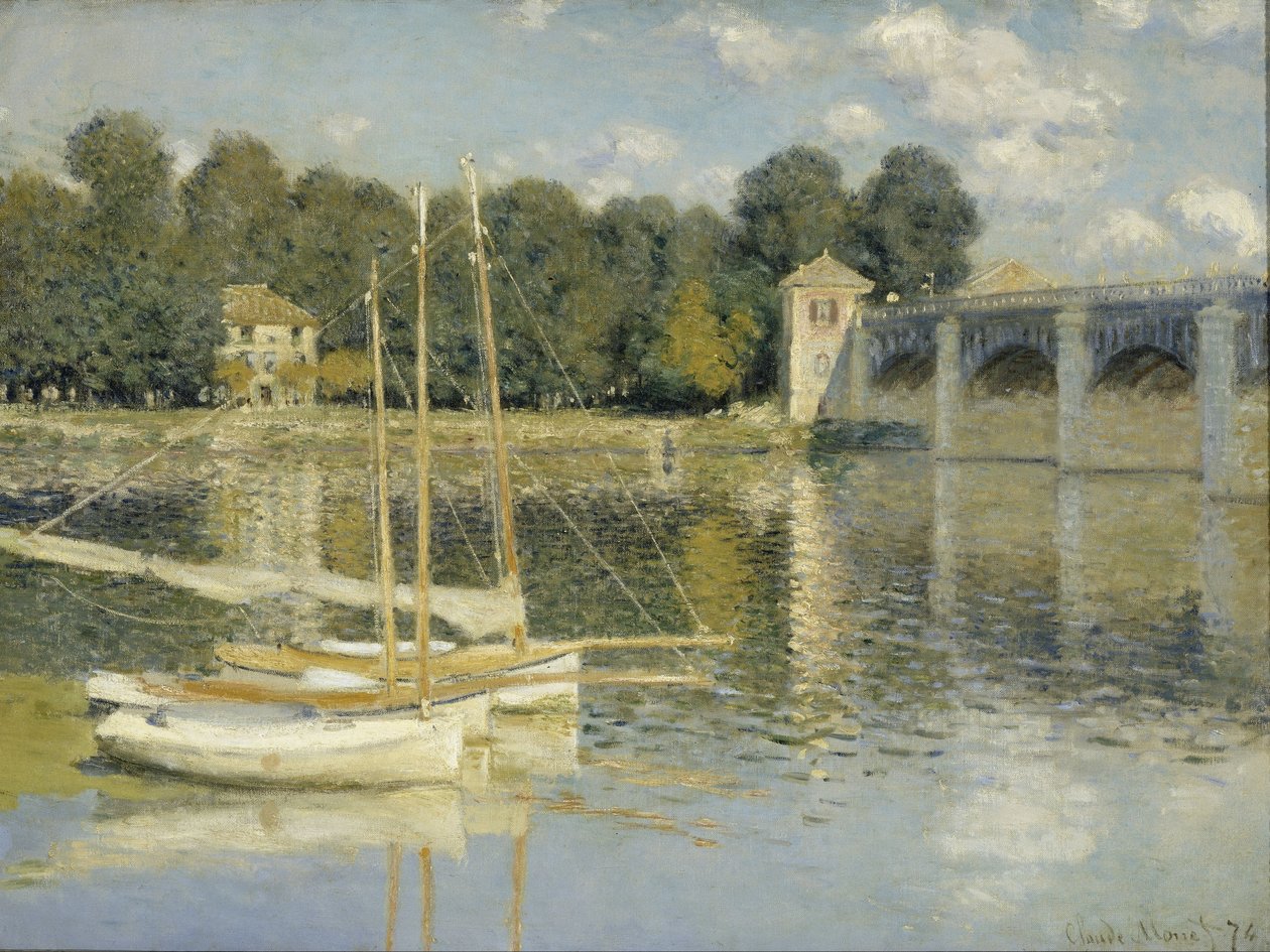 A Ponte de Argenteuil de Claude Monet