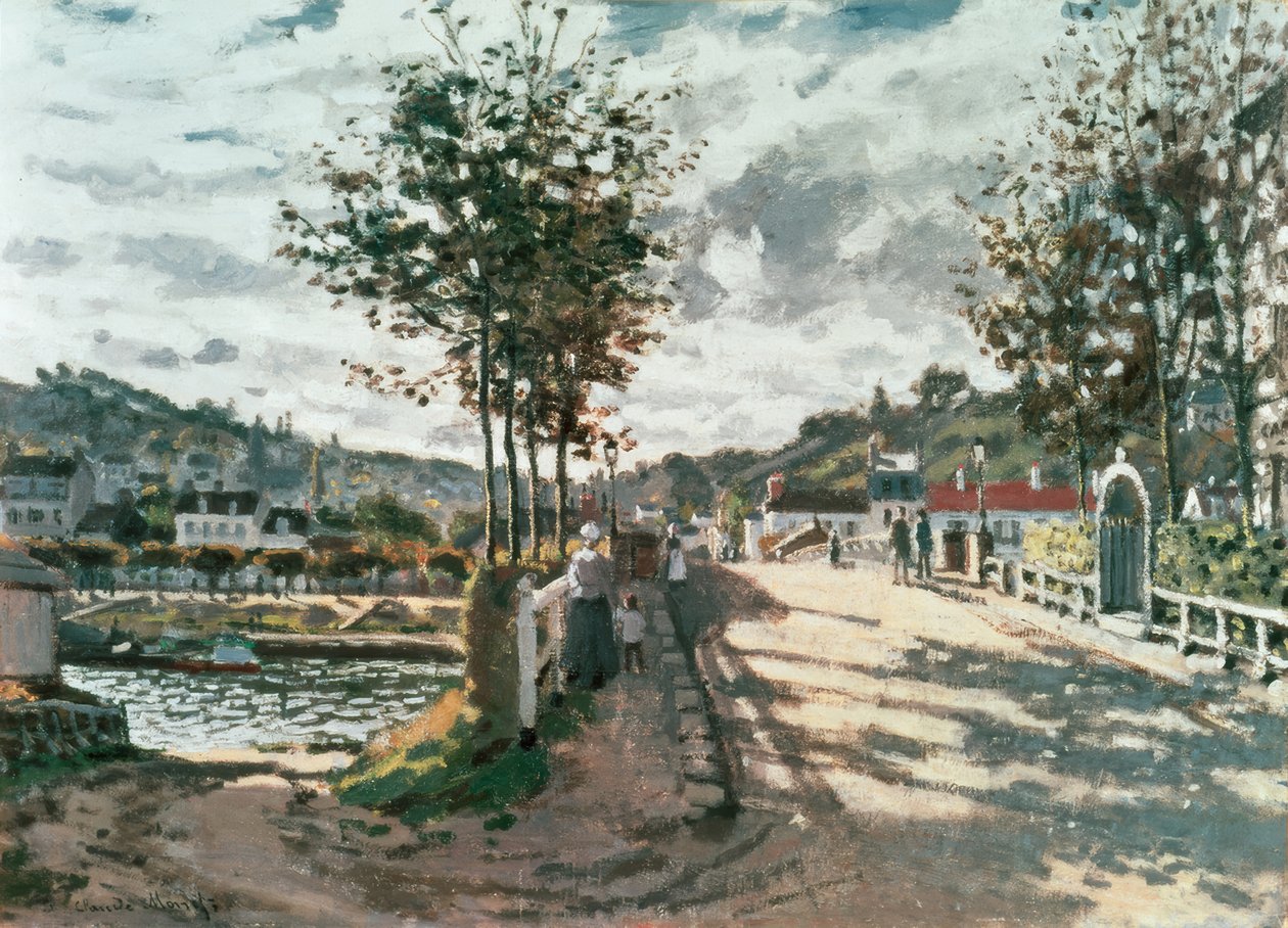 Ponte Bougival de Claude Monet