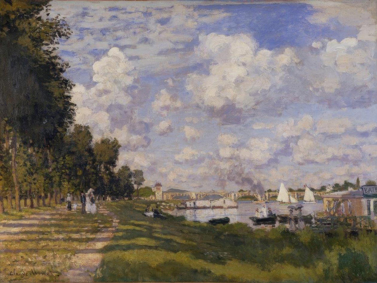 A bacia de Argenteuil de Claude Monet
