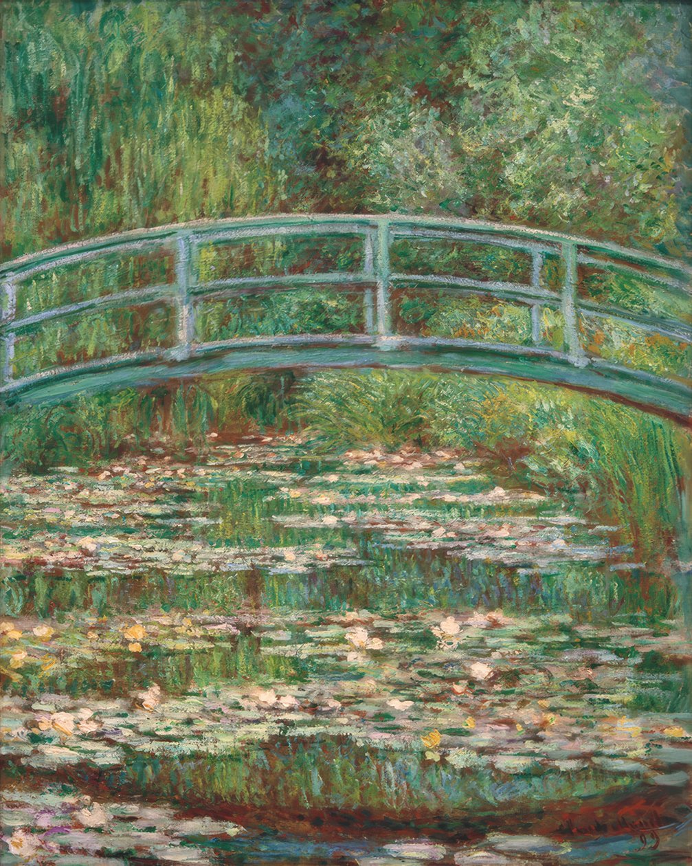 O nenúfar lagoa de Claude Monet