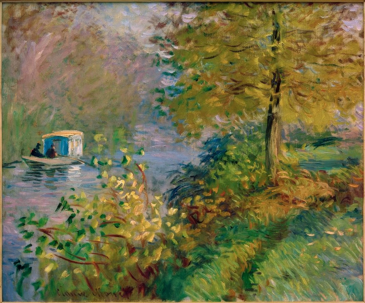 O barqueiro de Claude Monet