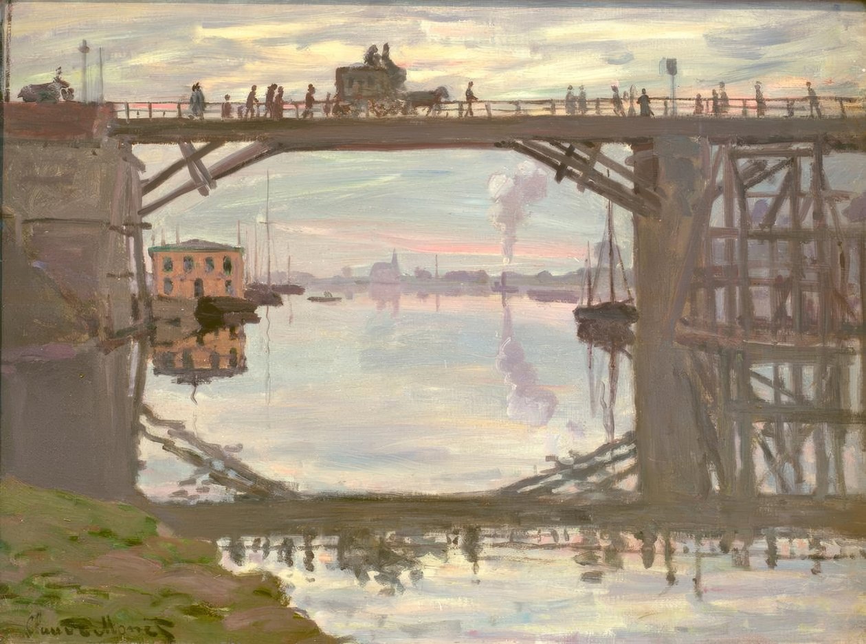 Le pont de bois (Ponte de madeira) de Claude Monet