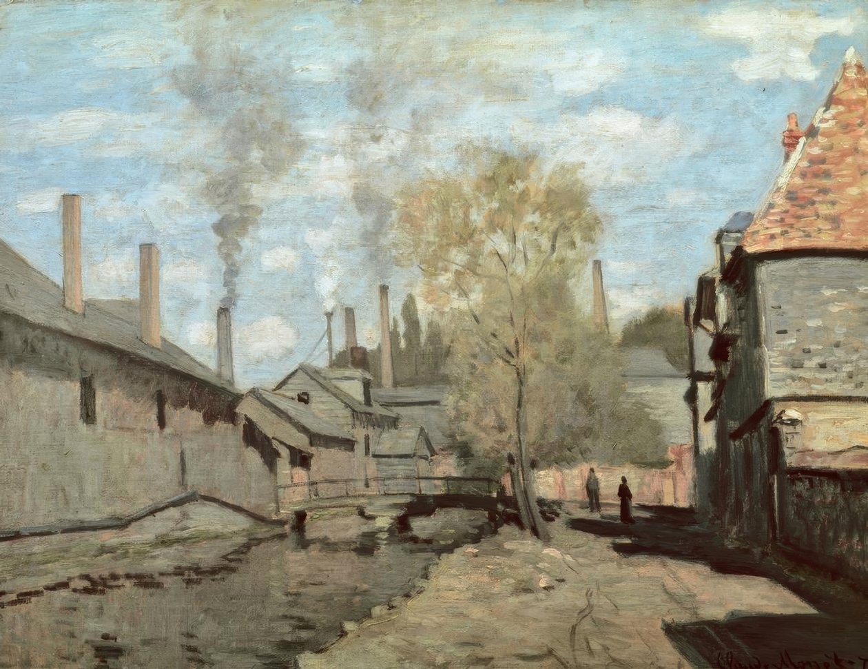 O fluxo de Robec de Claude Monet
