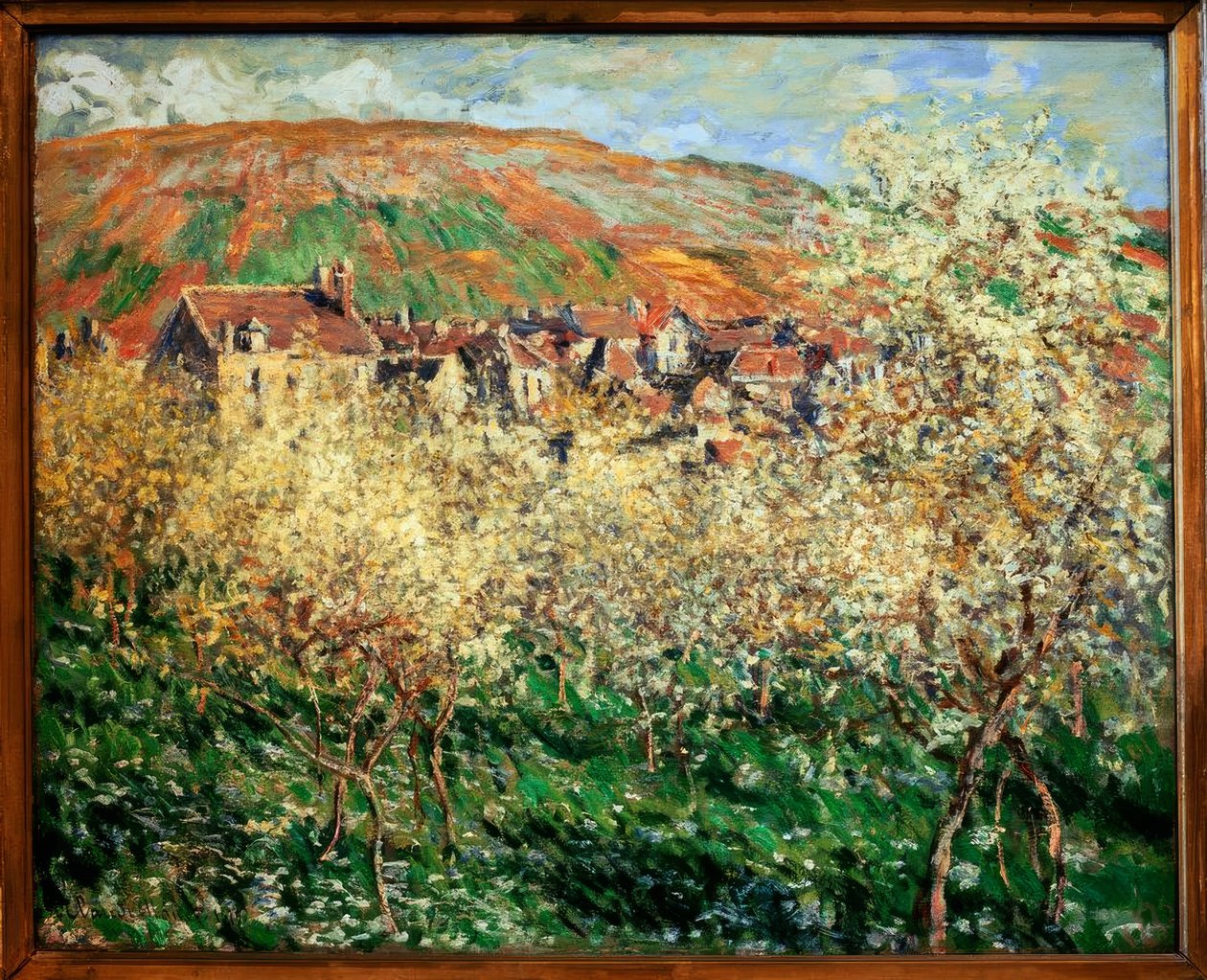 Ameixas em Vetheuil (Blühende Zwetschgenbäume de Claude Monet