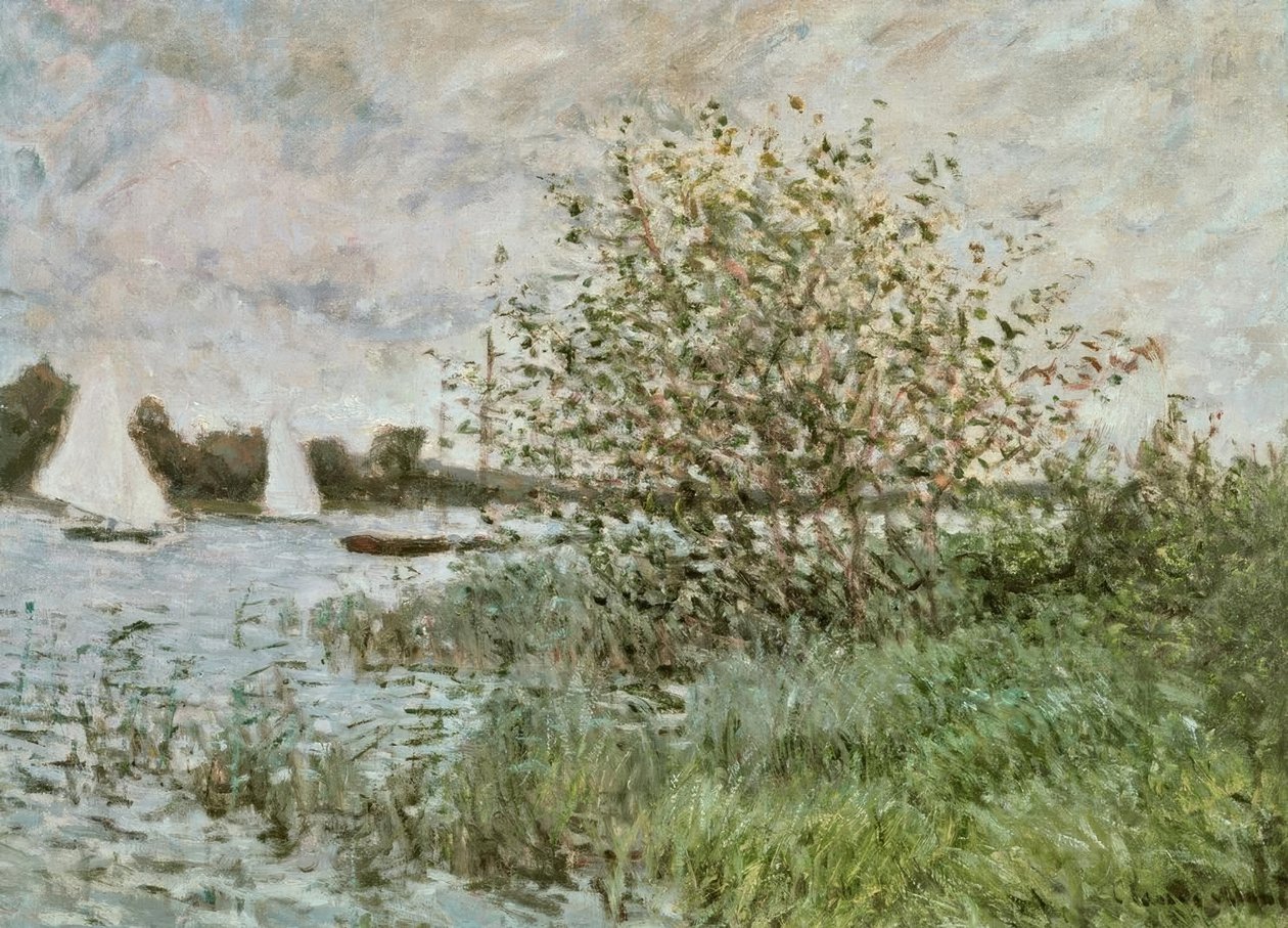 As margens do Sena perto de Argenteuil de Claude Monet