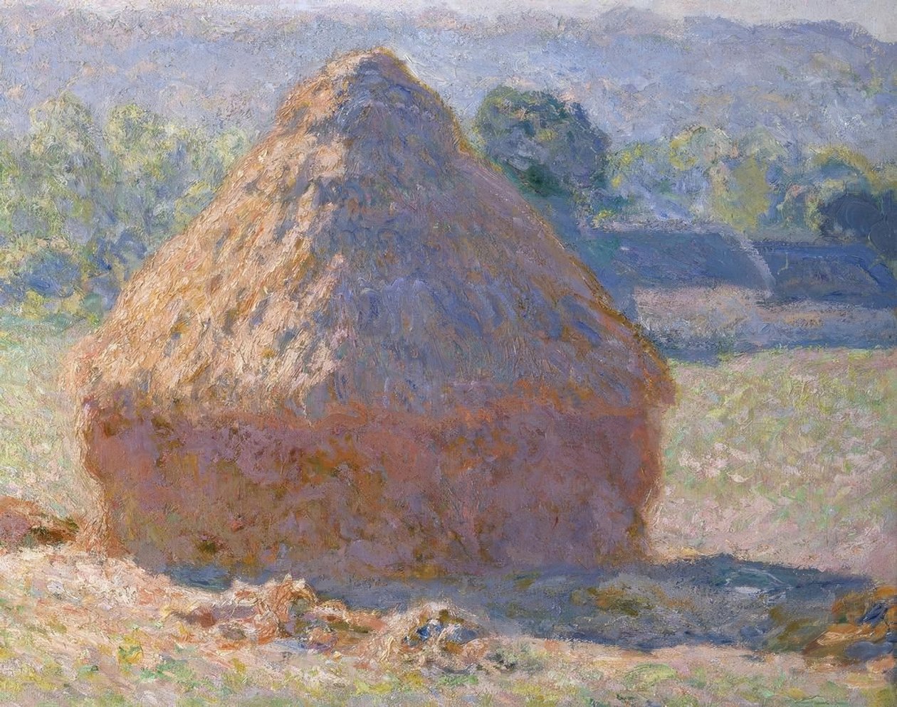 Os mós, fim do verão de Claude Monet