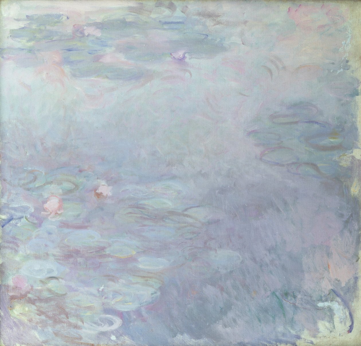 Ninfeias de cor clara de Claude Monet