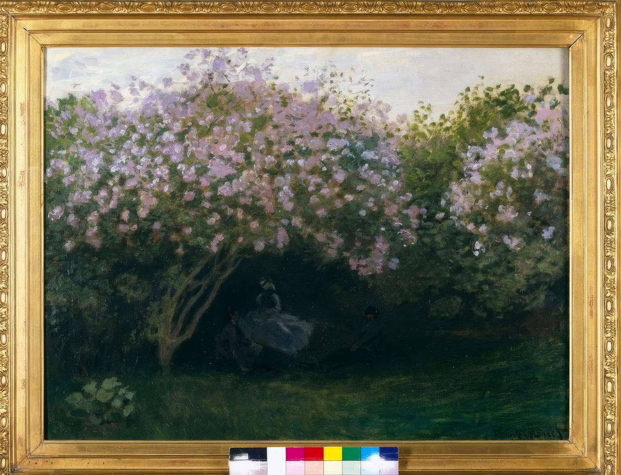 Tempo lilás, cinza de Claude Monet