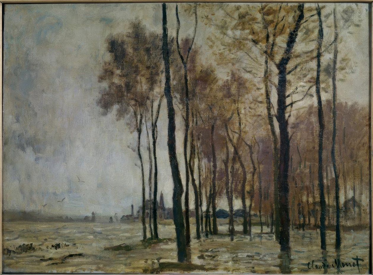 A inundação em Argenteuil de Claude Monet