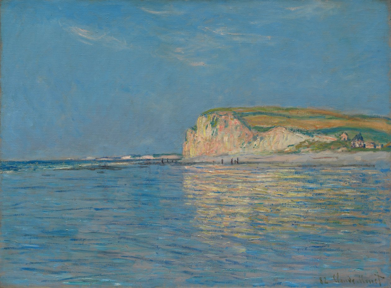 Maré baixa em Pourville, perto de Dieppe, 1882 de Claude Monet