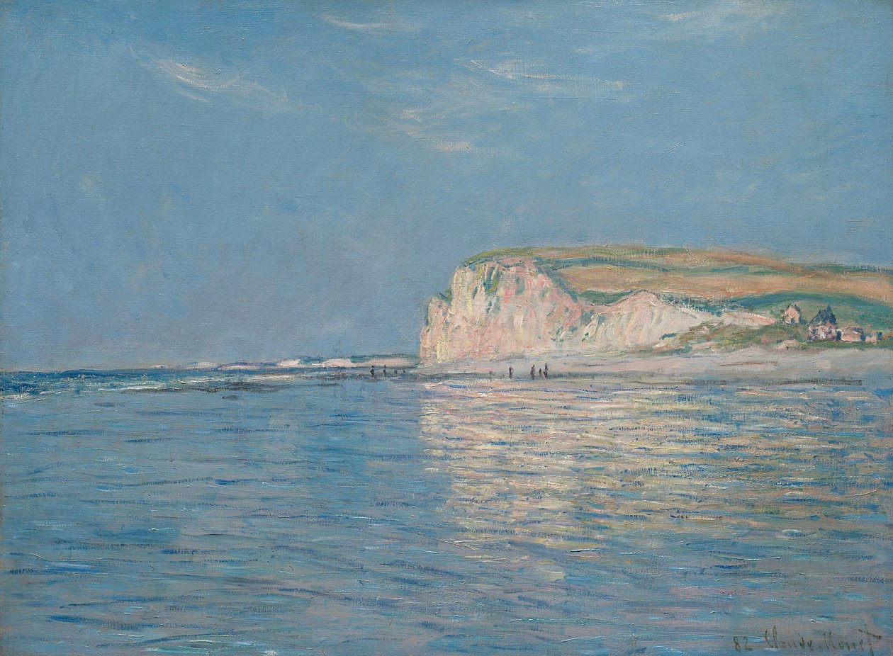 Maré baixa em Pourville, perto de Dieppe, 1882 de Claude Monet