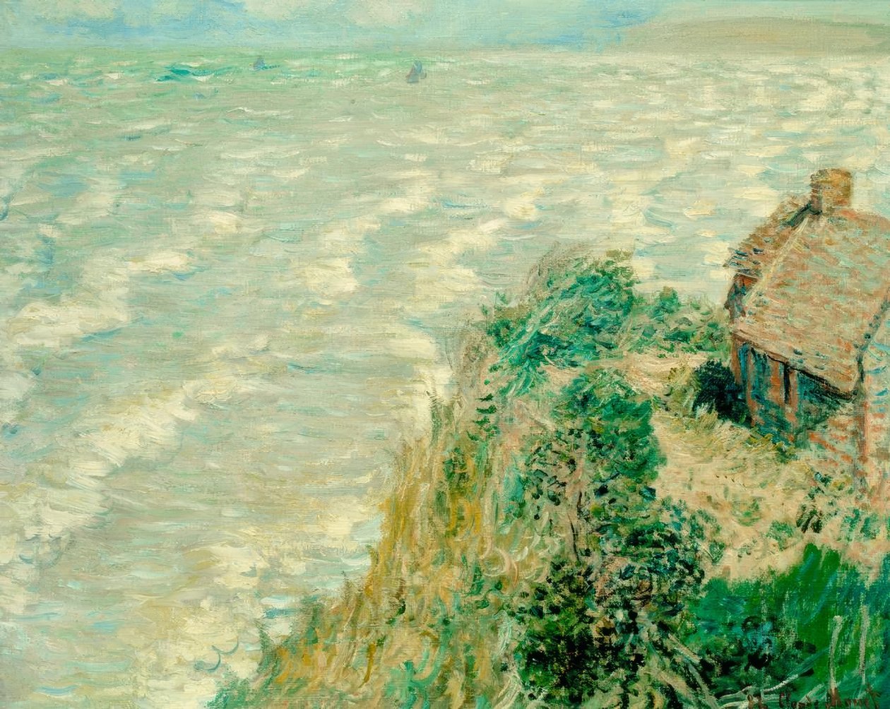 Maré crescente em Pourville (Flut bei Pourville) de Claude Monet