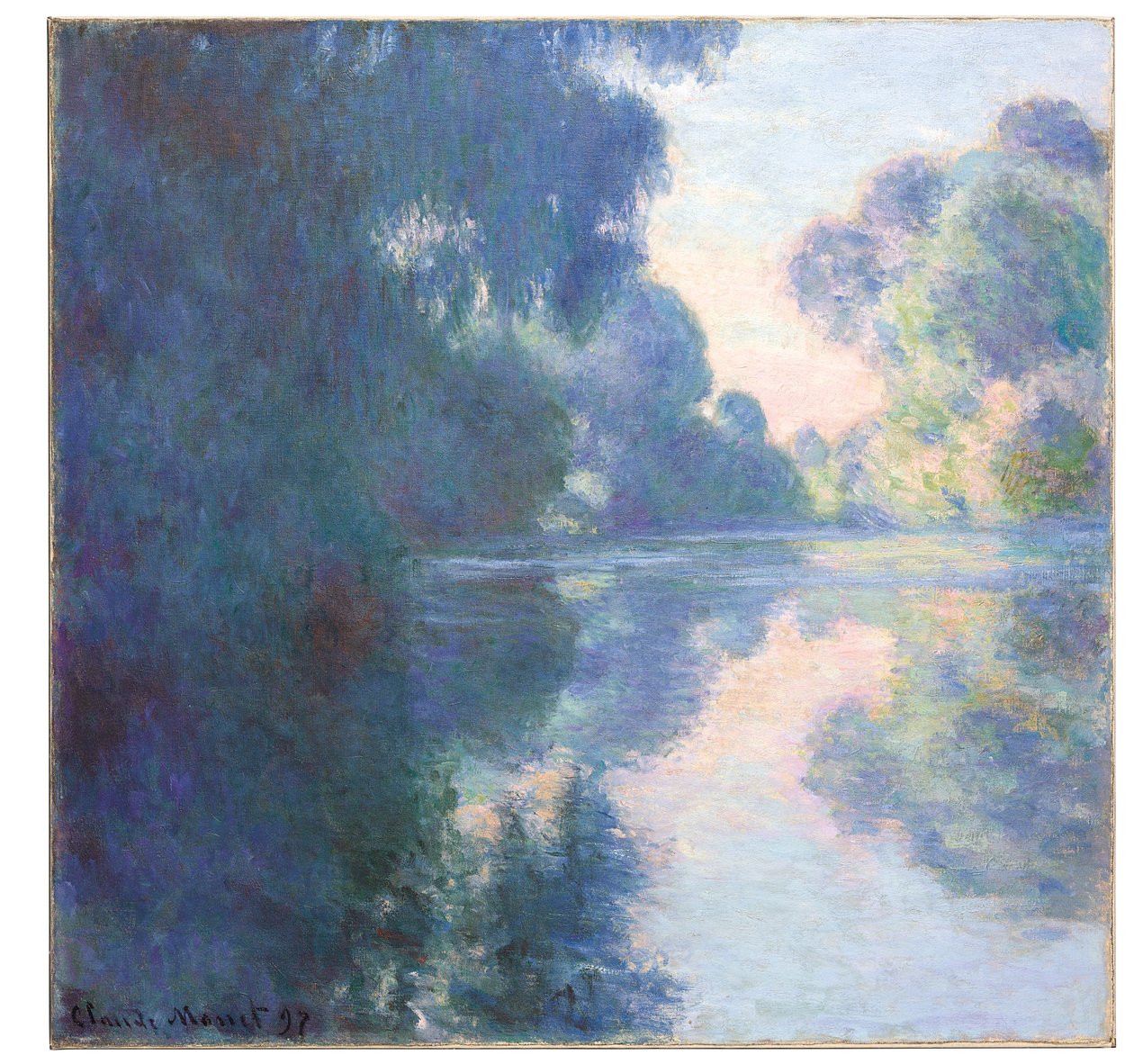 Manhã no Sena, 1897 de Claude Monet