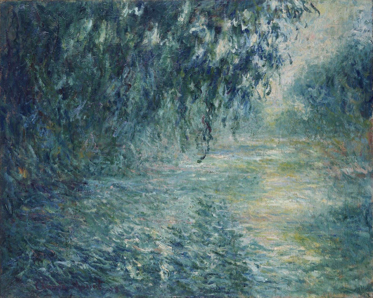 Manhã no Sena, 1898 de Claude Monet