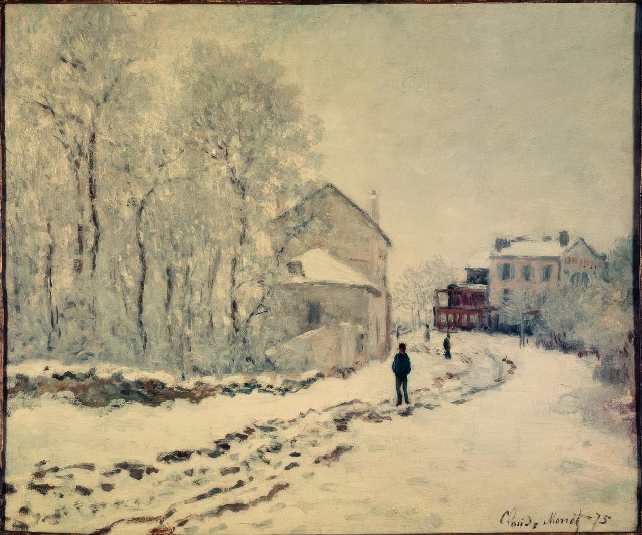 Neve em Argenteuil de Claude Monet