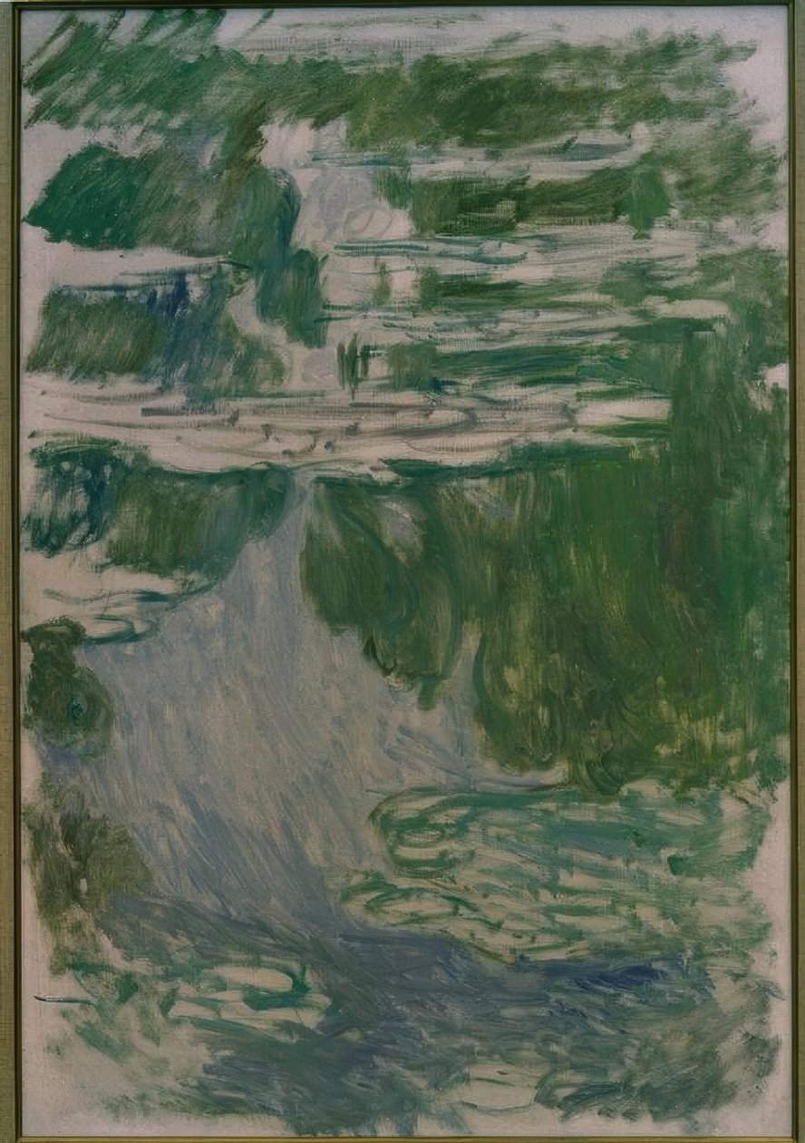 Estudar nenúfares de Claude Monet