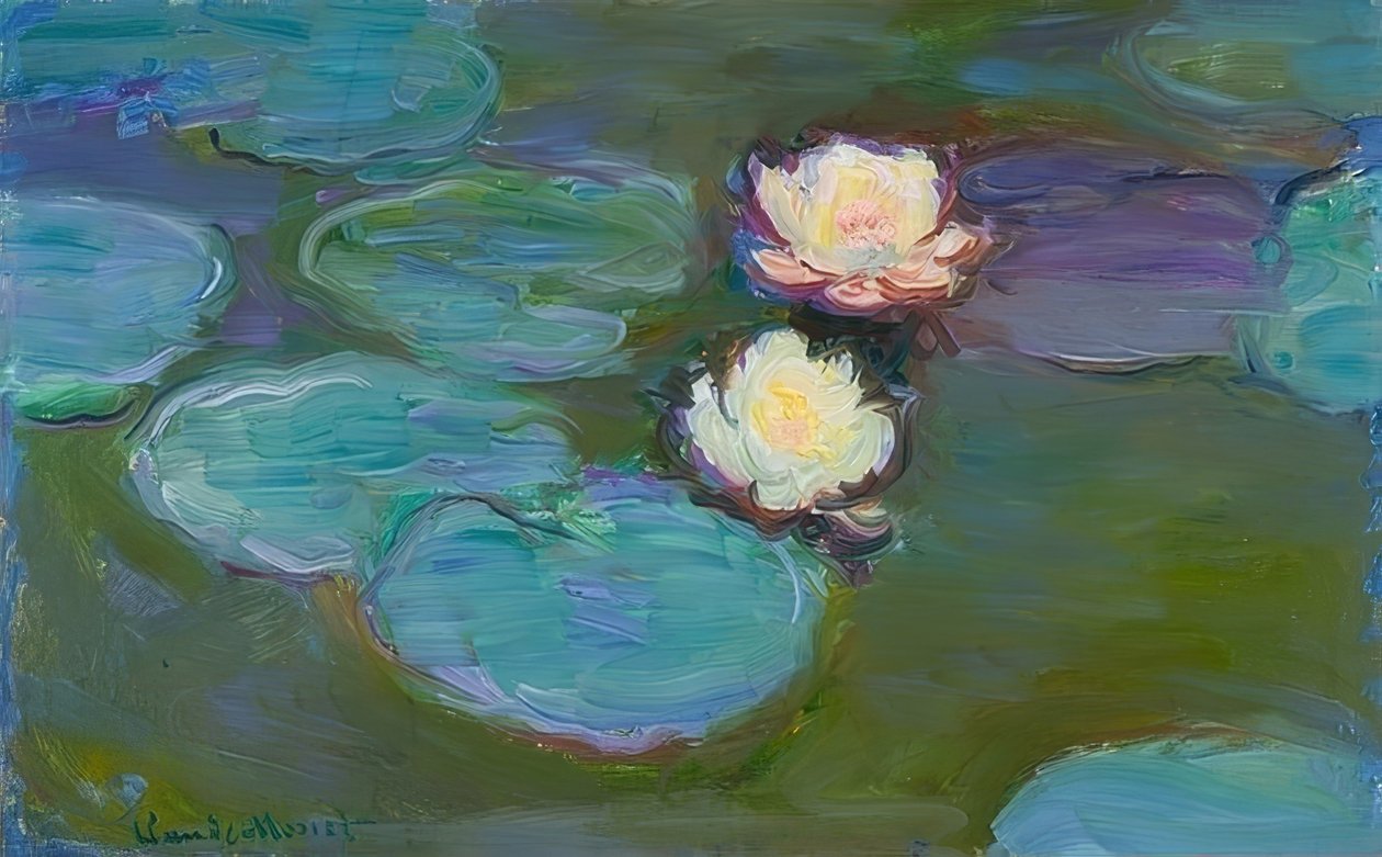 Nympheas. Ca. 1897-1898 de Claude Monet