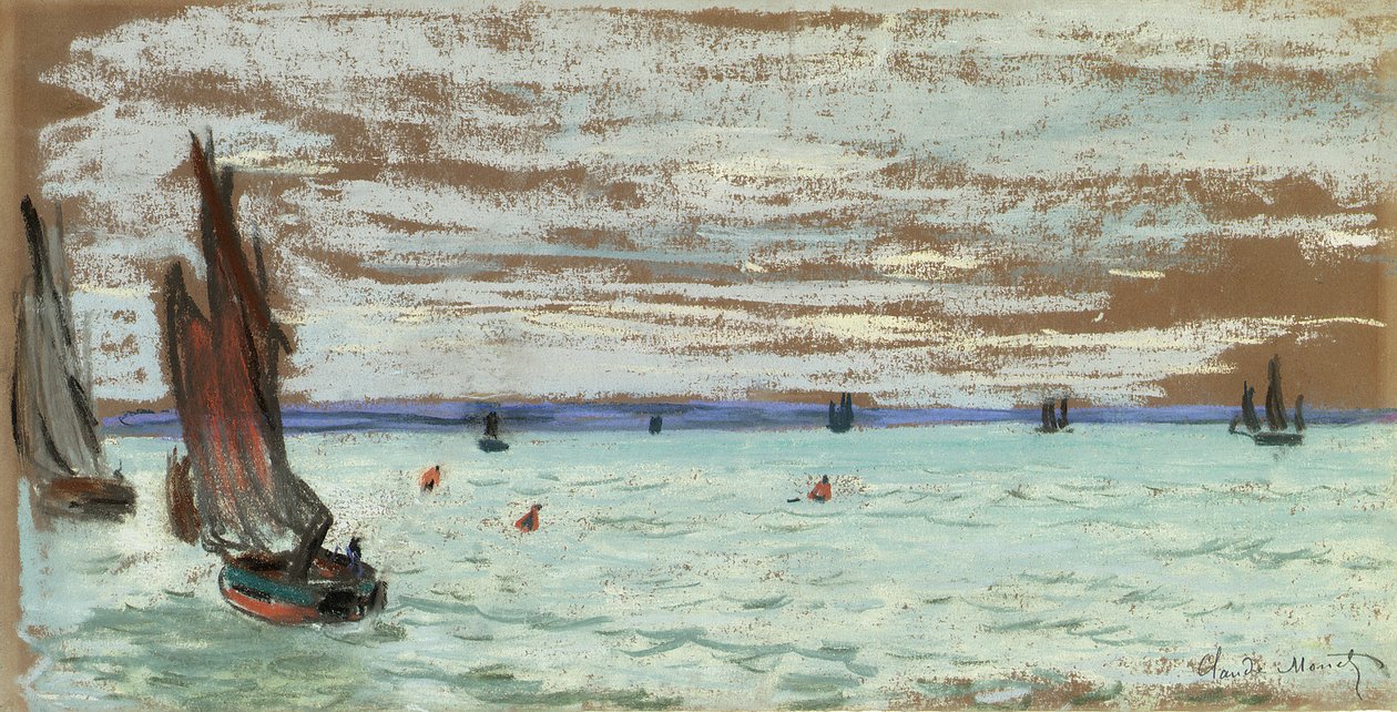 Mar Aberto, c.1866 de Claude Monet