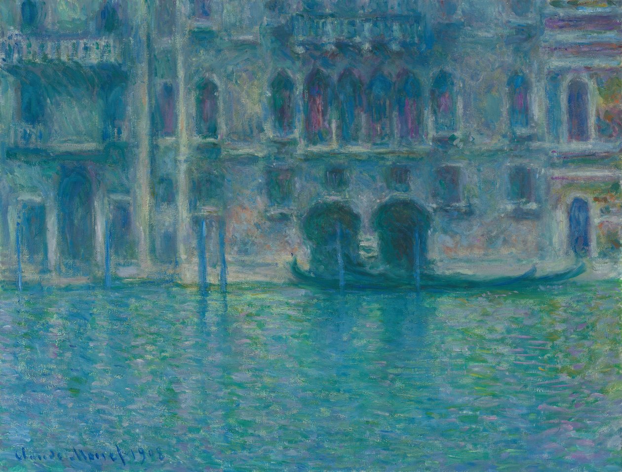 Palazzo da Mula, Veneza de Claude Monet