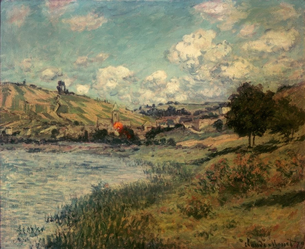 Paisagem, Vetheuil de Claude Monet