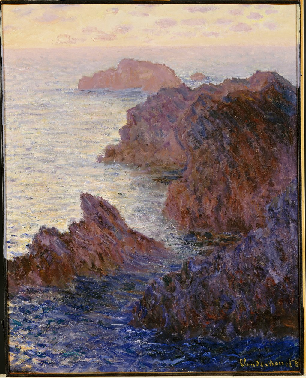 Point de Rochers, Port-Goulphar de Claude Monet