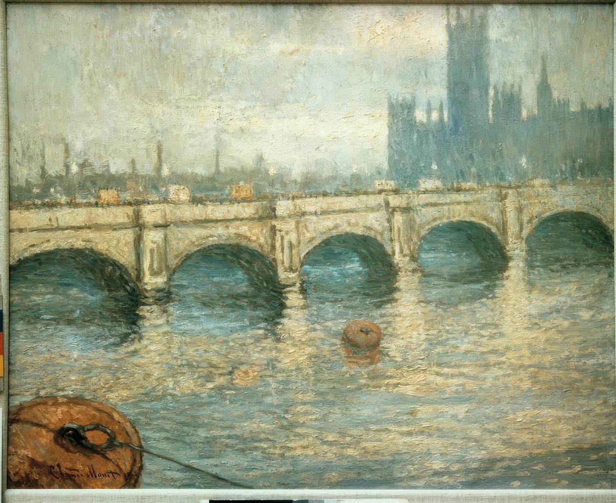 Ponte do Tamisa de Claude Monet