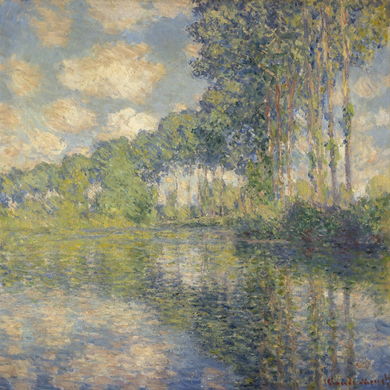 Choupos no Epte de Claude Monet