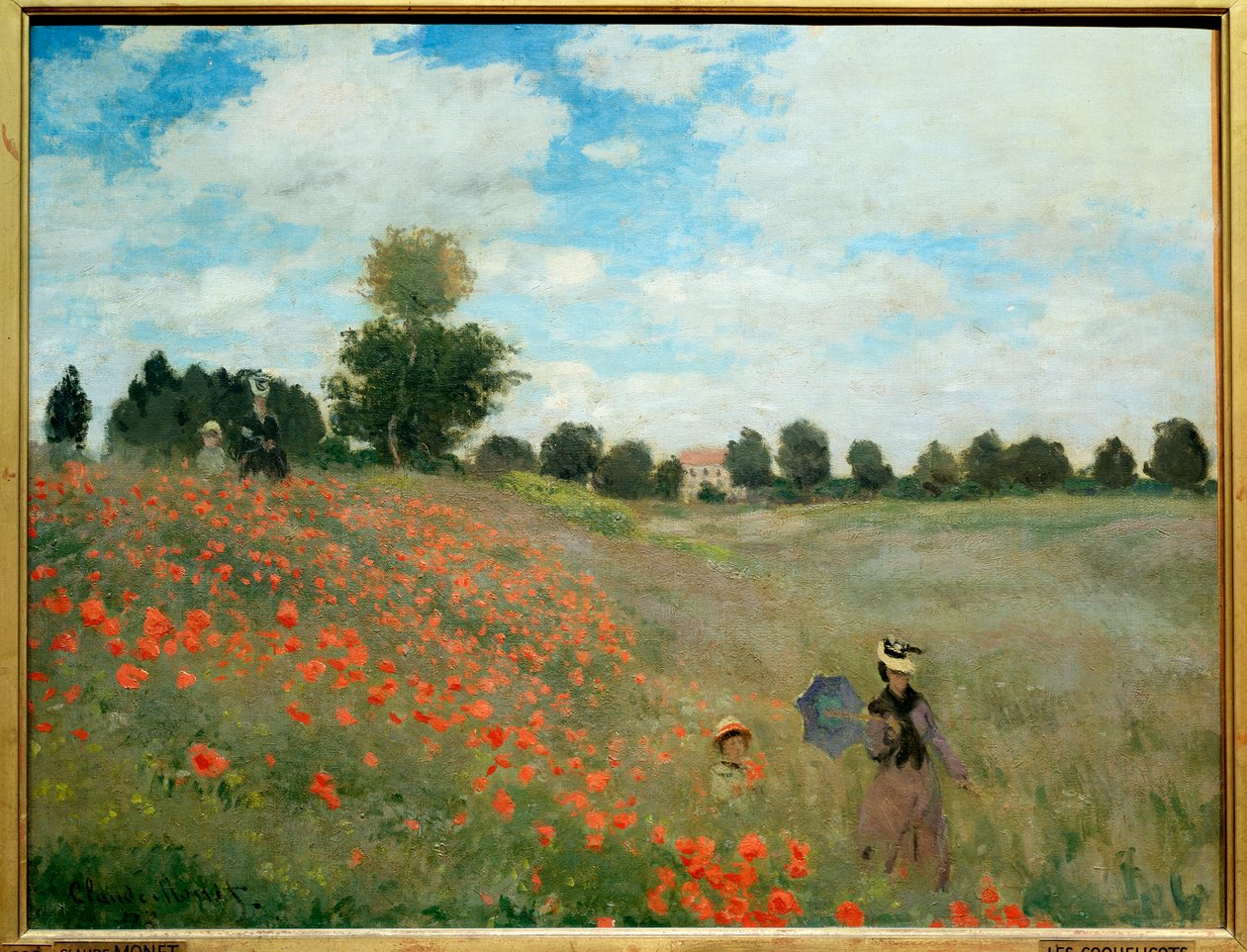 Papoilas, perto de Argenteuil de Claude Monet