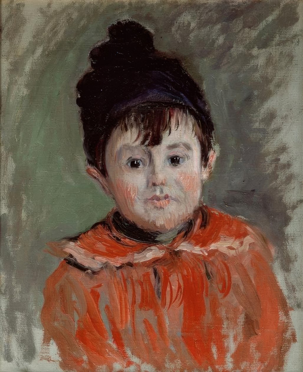Retrato de Michel em um chapéu de Claude Monet