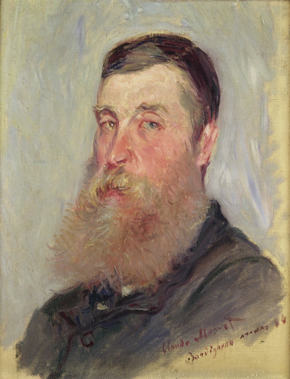 Retrato de um pintor inglês, Bordighera, 1884 de Claude Monet